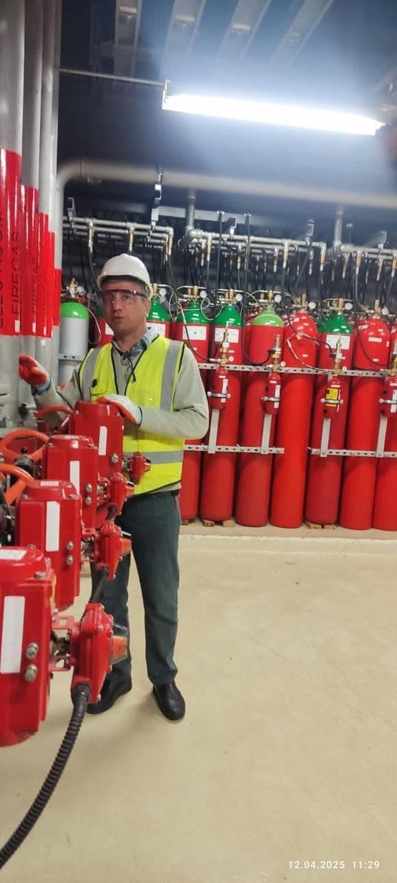 Safety Solutions texniki yanğın söndürən balonlar və qaz balonları ilə obyektdə